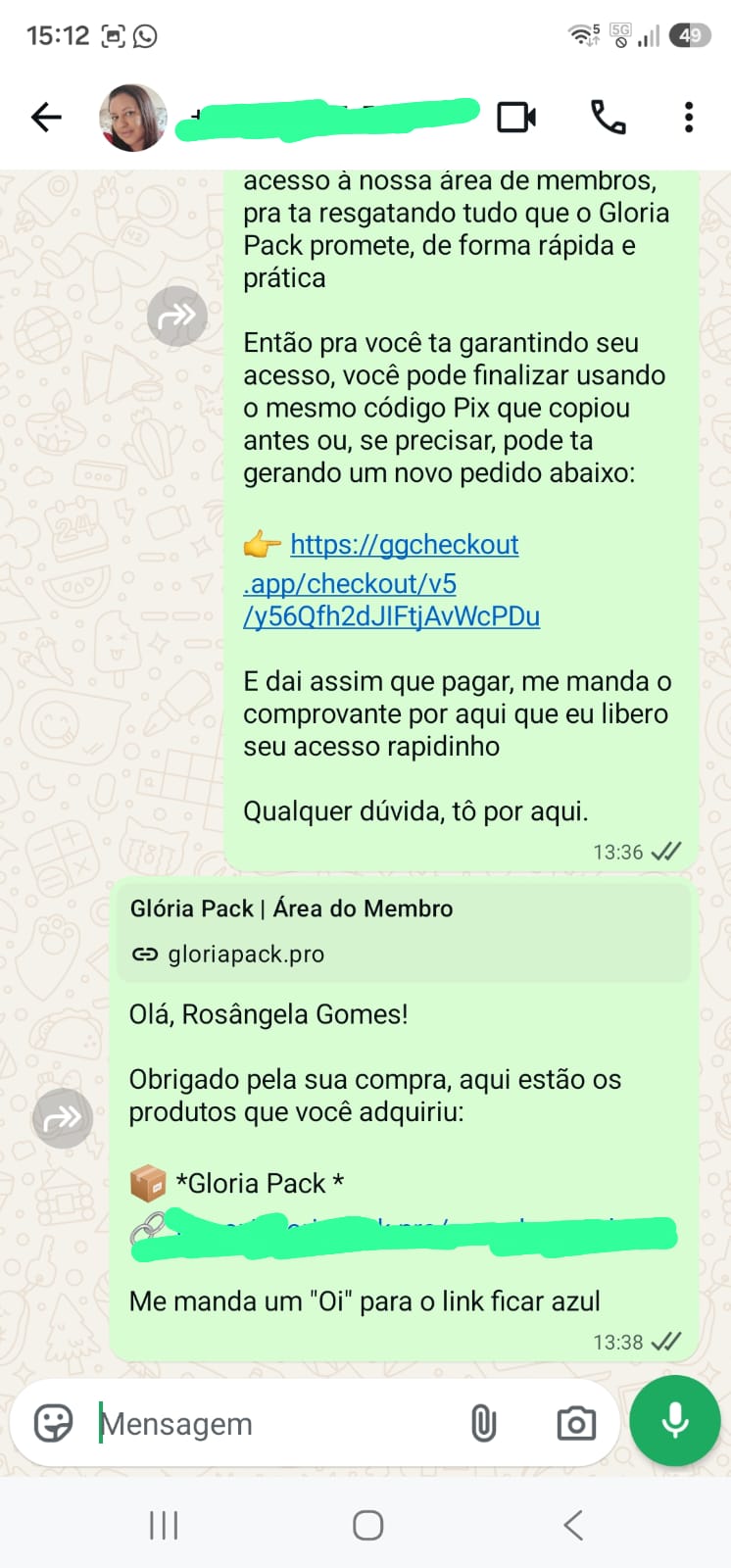 Prova de entrega