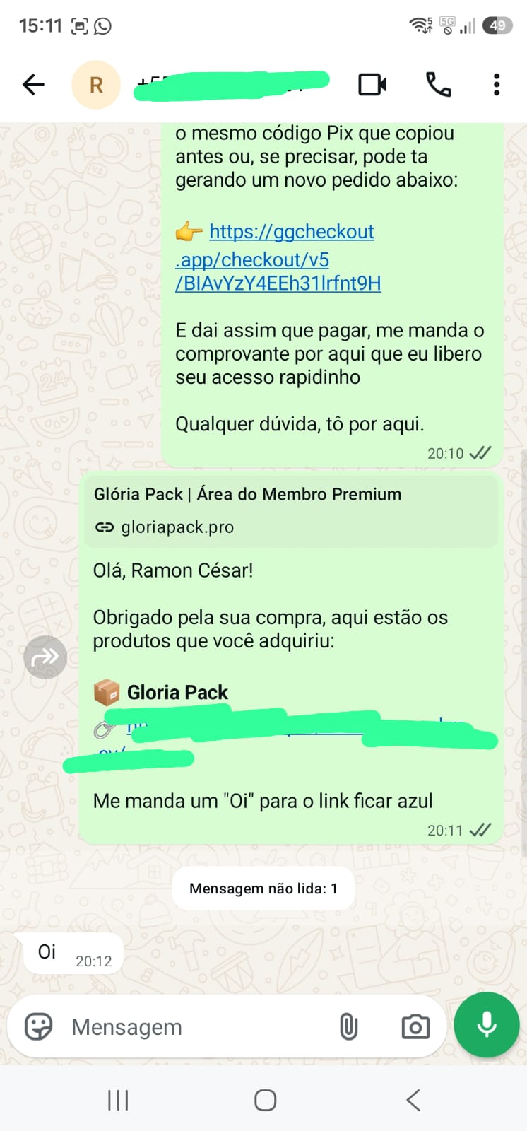 Prova de entrega