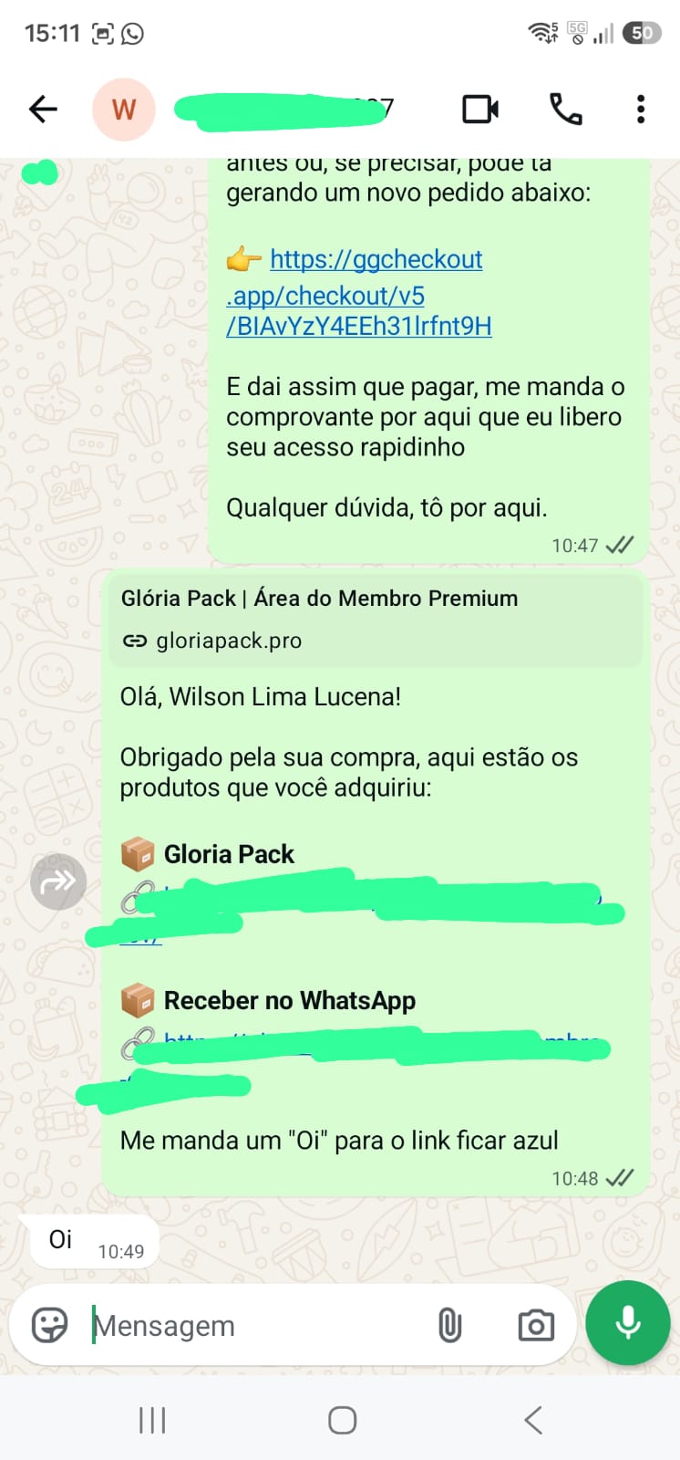 Prova de entrega