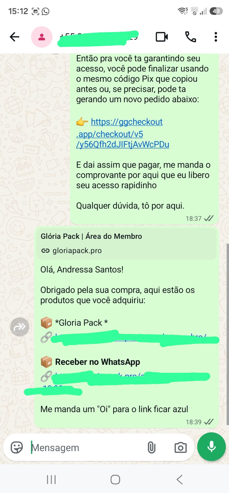 Prova de entrega