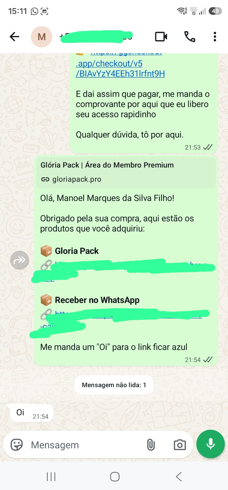 Prova de entrega