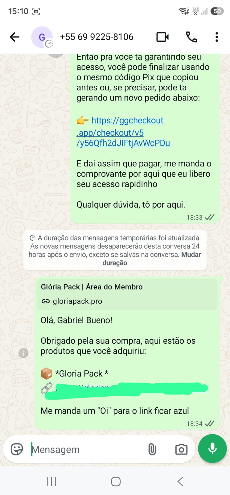 Prova de entrega